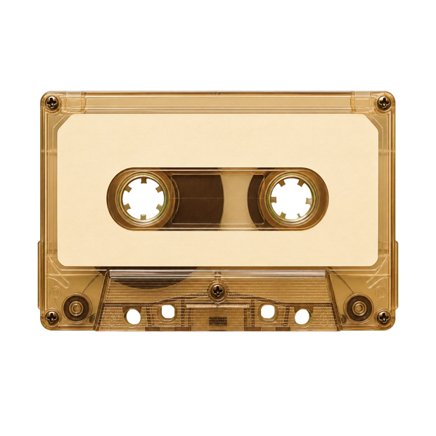 A voice message cassette